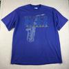 Vintage Hanes 1993 New Orleans Jazz T-Shirt XL Purple Saxophone Music Tee USA