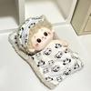 Doll Clothes for 17-20cm Handcrafted Panda Sleepwear Outfit Compatible with Labubu Cotton Dolls