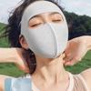 Sunscreen Face Scarf Ice Silk Mask Summer Face Cover Elastic Sunscreen Mask  Hiking