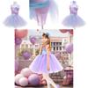 Kids Mermaid Costume Beautiful European And American Style Made With High-quality Korean Silk