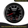 Waterproof Car Boat Universal 85mm GPS Speedometer Odometer with Fuel Level Tachometer Water Temp Oil Pressure Red Backlight