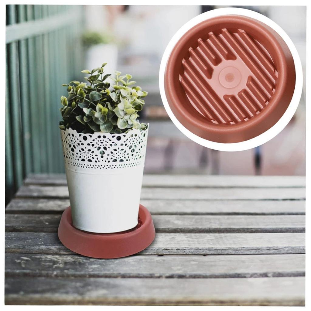 Potted Plant Tray for Indoor Home, Thick Flowerpot Base, Water-Resistant Tray, Root Rot and Overwatering