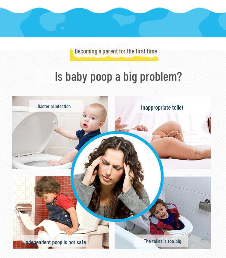 Coussin de siège de toilette portable pour enfants