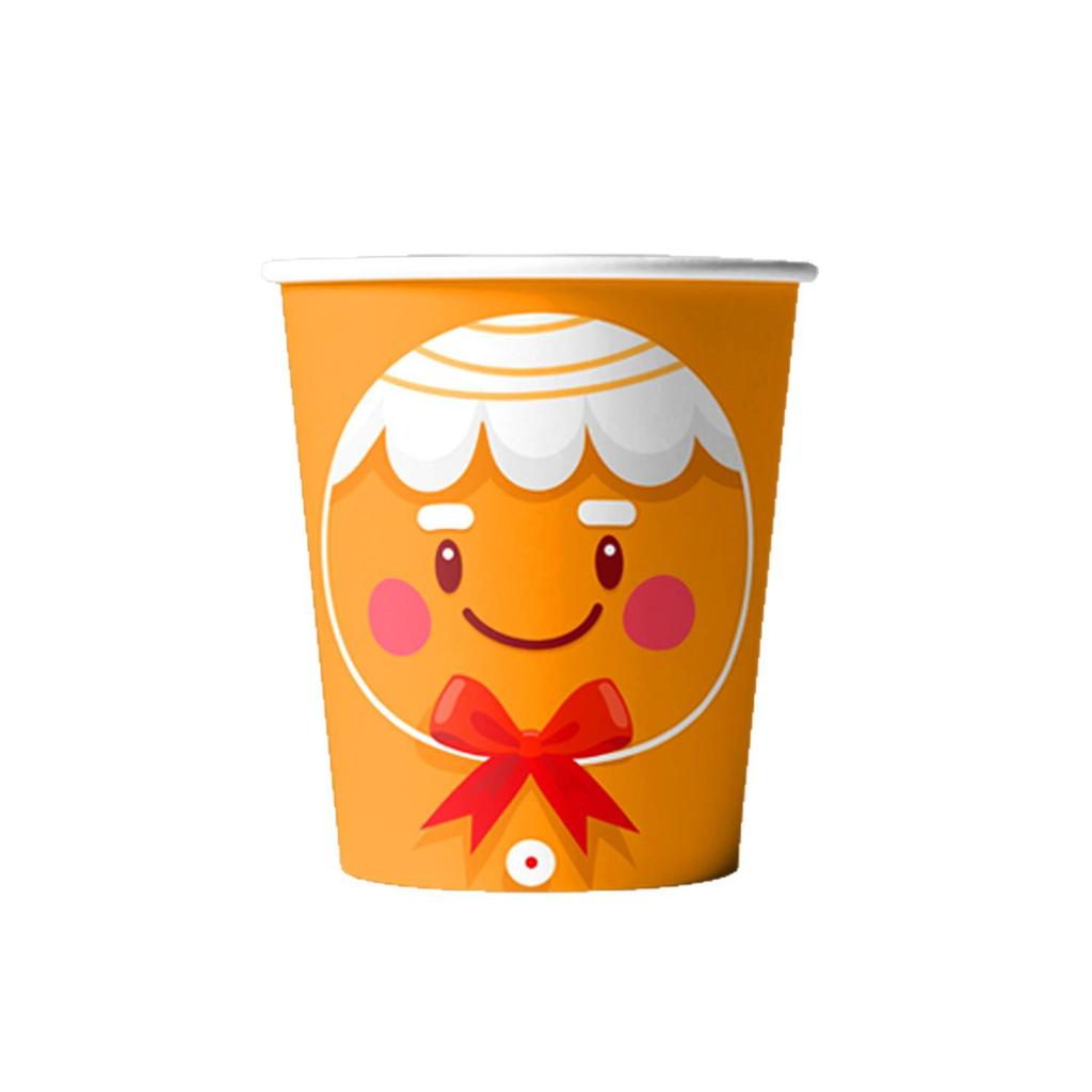 Neues Weihnachts-Cartoon Kinderparty Einweggeschirr-Set: Teller, Tassen, Servietten, Dekorationen