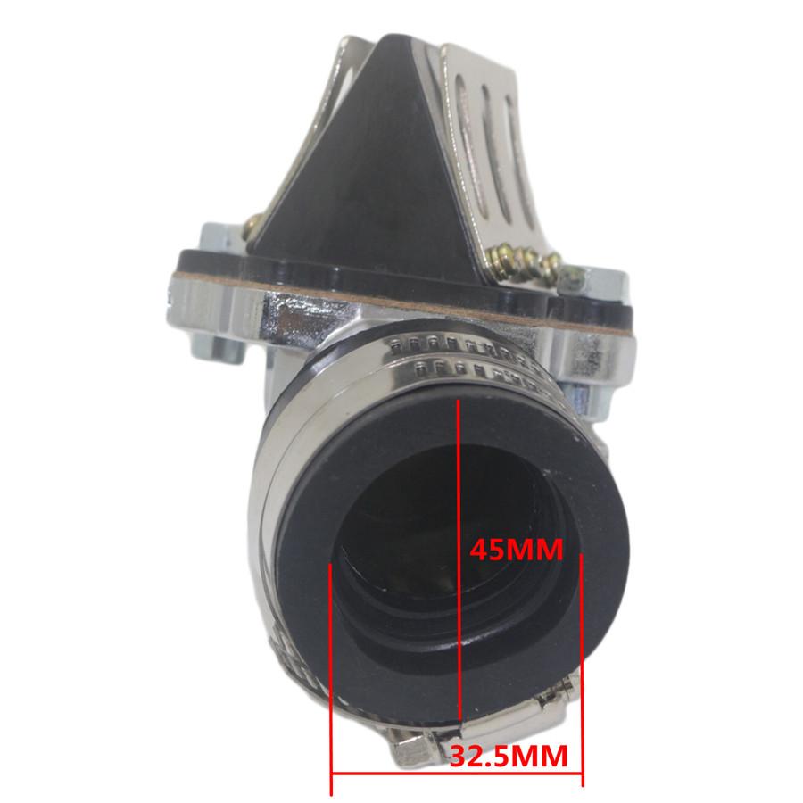 1x Suction Pipe Intake Manifold With Reed Valve For 2 Stroke Yamaha Jog Vino Scooter