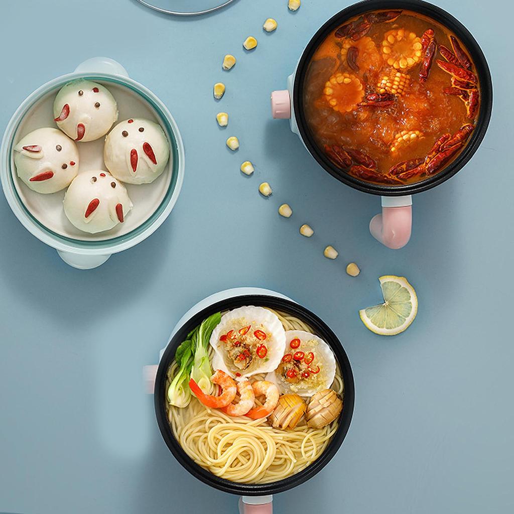 Mini Electric Hot Pot Multifunctional Small Electric Hot Pot for Home Students Dormitory Travel 220V Portable ElectricHot Pot