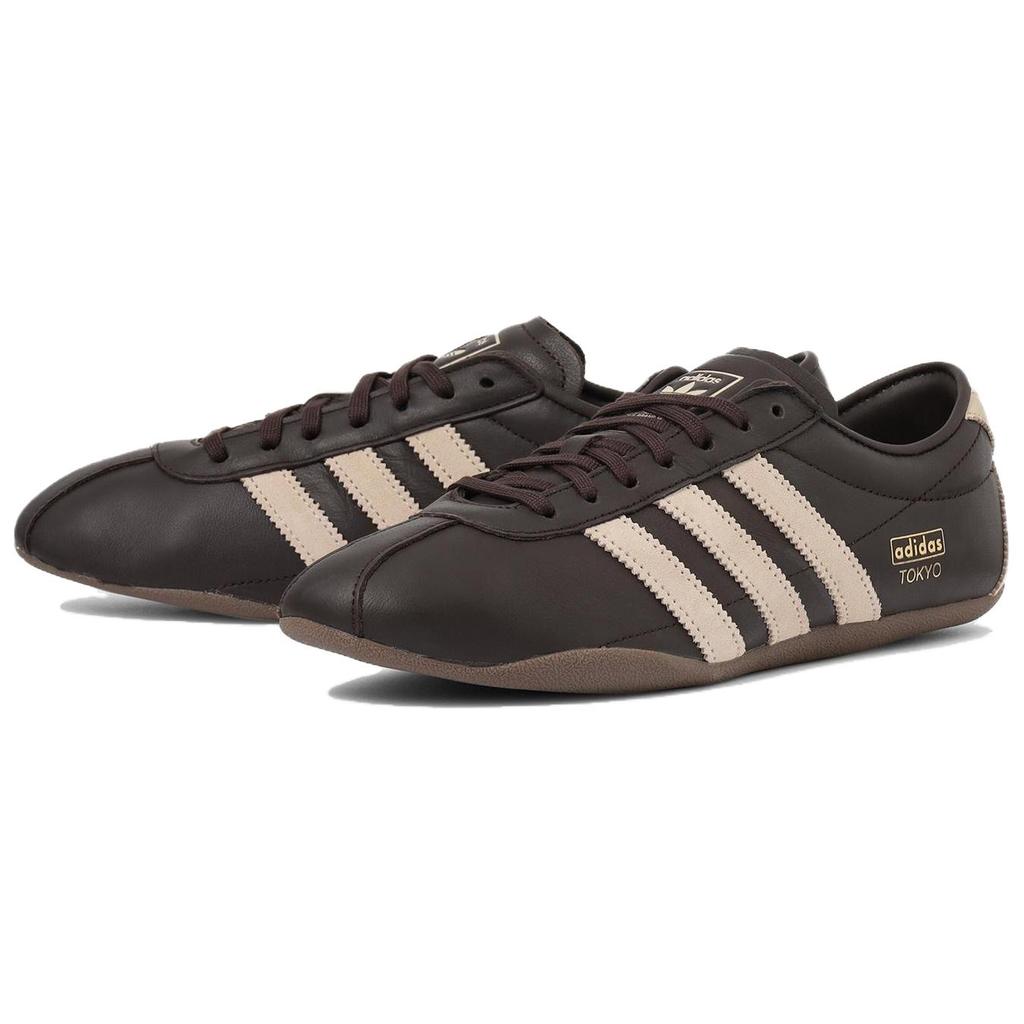 Adidas Originals Tokyo Versatile Comfortable Durable Low-Top Lifestyle Casual Shoes Women sneakers Dark-Brown JR2082