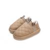 Winter indoor home warmth non-slip waterproof cotton slippers women's winter outer wear bag and cotton slippers men