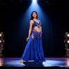 Breathable Satins Split Skirt For Belly Dancing High Flexibility Stage Costume With Flowy Movement Dance Dress