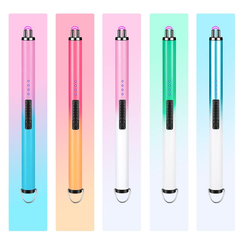 5-Pack Electric Windproof Lighter, Kitchen Fire Stick, Smoke Accessories,Flameless USB Rechargeable Lightweight Lighter 2025 New