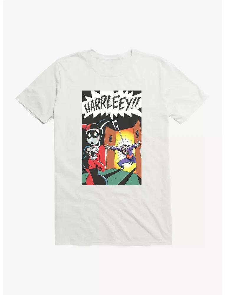 Comics Joker And Harley Quinn White TShirt S