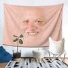 Hide The Pain Harold Meme Tapestry Wall Hanging Aesthetic Home Decoration Tapestries for Living Room Bedroom