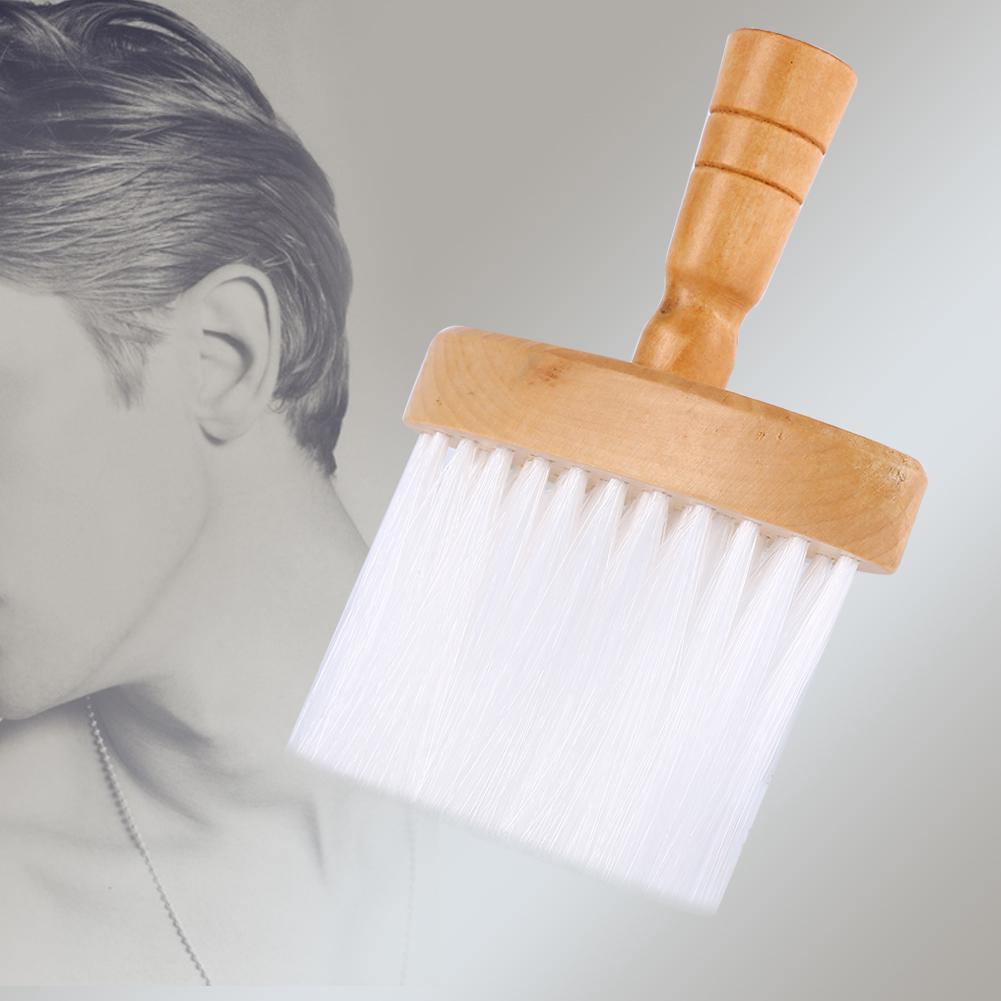 1pc Soft Neck Duster Brushes Hair Clean Hairbrush Wood Handle Tool for Barber Hairdresser