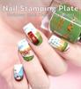 kads Nail Art Stamp Plate Summer 011 Street View Design Stamping Template Nail Stencil Stamp Tool