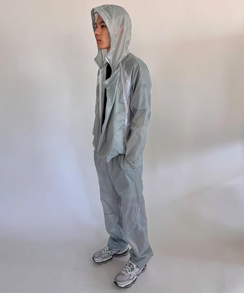 Thewarld Opark Ripstop Packable Windbreaker (Ice Grey)