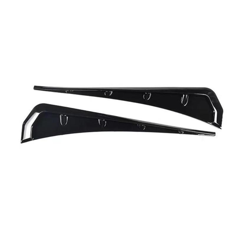 Anti-Collision Vehicle Body Spoiler Trim with Defined Profile and Adhesive-Backed Installation Without Body Drilling