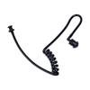 Black Accoustic Ear Tube+ Black Medium Earmold For Radio Earpiece