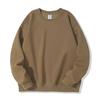 Autumn Round Neck Cotton Hoodie: Light, Comfortable Couple's Homewear with Long Sleeves & Custom Logo Option for Men.