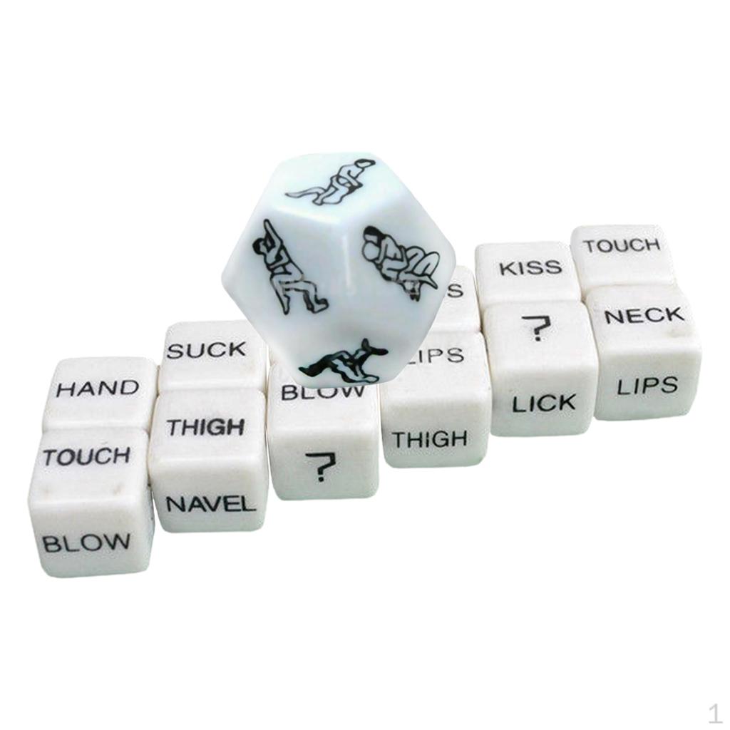 3 Packs Party Couples Lovers Romantic Night Bedroom Dices Toys Prop