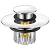 Bathtubs Drain Innovative Rebounds Cores Pressure Relief Structure Bathroom Bath Tub Drain Stoppers for Quiet Relaxing