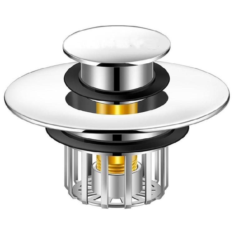Bathtubs Drain Innovative Rebounds Cores Pressure Relief Structure Bathroom Bath Tub Drain Stoppers for Quiet Relaxing