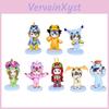 Digimon Adventure Q Action Figures With Transparent Or White Bases For Display