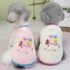 Luxury Cute Dog Clothes Autumn Dog Hoodies Warm Pet Sweater Soft Puppy Pullovers Cartoon Print Cat Vest Pet Shirt Poodle Apparel