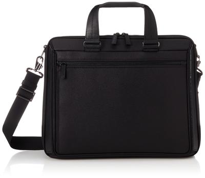 Forretningspose med plads til 13,3" PC og A4, Kompatibel med, Fremstillet i Cordura Nylon x Ægte Duratect 2 Sort [Ace Gene], Læder, Nr. 30513, Til mænd, Japan