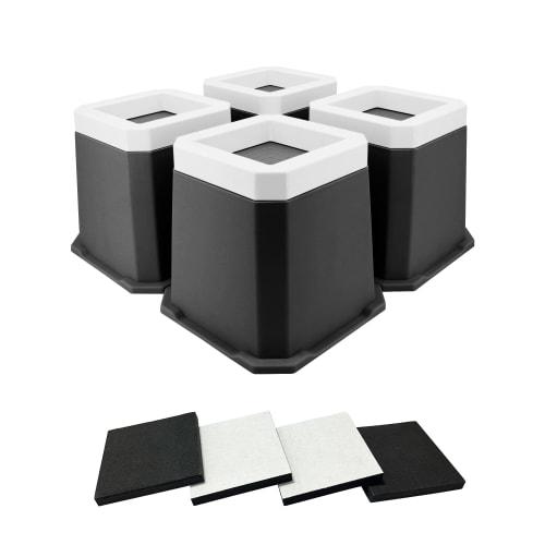 Umelee Table Height Adjuster, 12.5cm Height Adjuster for Furniture and Appliance Legs, Fits 8.1cm Large Feet, Suitable for Kotatsu, Sofa, Bed, Desk, T