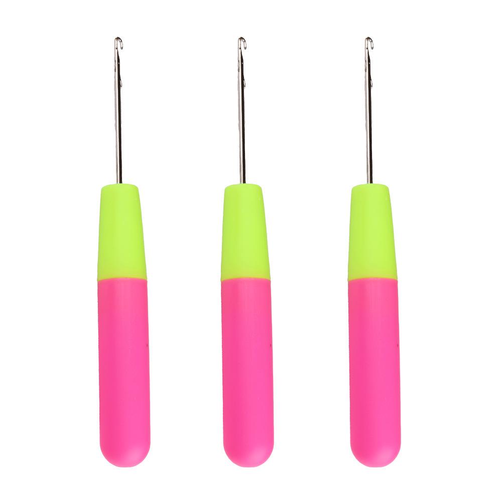 Wig & Hair Extension Crochet Hook with Tongue Hook - Braiding and Dyeing Tool Set