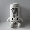 2026Nieuw# Monster Knuffel Witte Energiedrank Knuffelspeeltje Simulatie Blikje Gevulde Pop Schattig Zacht Figuur Decor Cadeau Vriend Huis Ornament