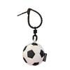 Cartoon 3D Rugby Football Pendant Volleyball Car Key Ring Personality Ball Leather Keychain  Gift