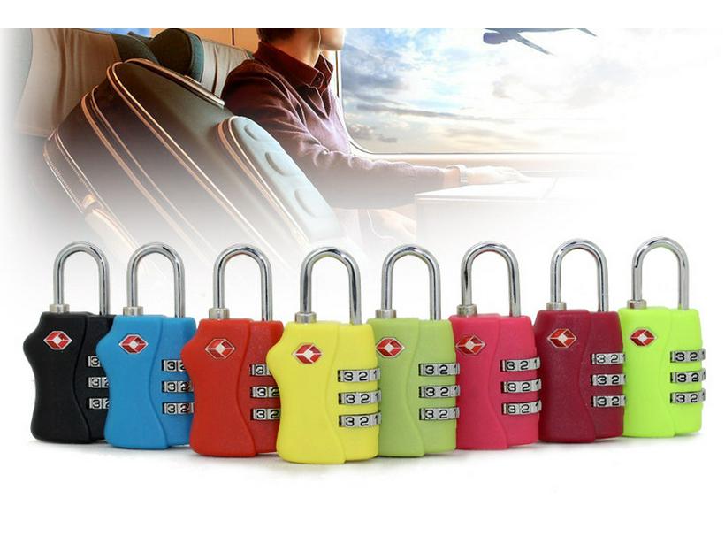 TSA338 Password Lock for Suitcases, Zippers, Gym Lockers & Luggage