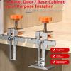Multipurpose Cabinet Door Mounting Jig Woodworking Cabinet Alignment Device For 10-38mm Panel Clear Scale Marking