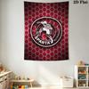 Sparta Rotterdam  Wall Hanging Printed Fabric Blanket Decorative Tapestries for Bedroom Living Room Home Decor