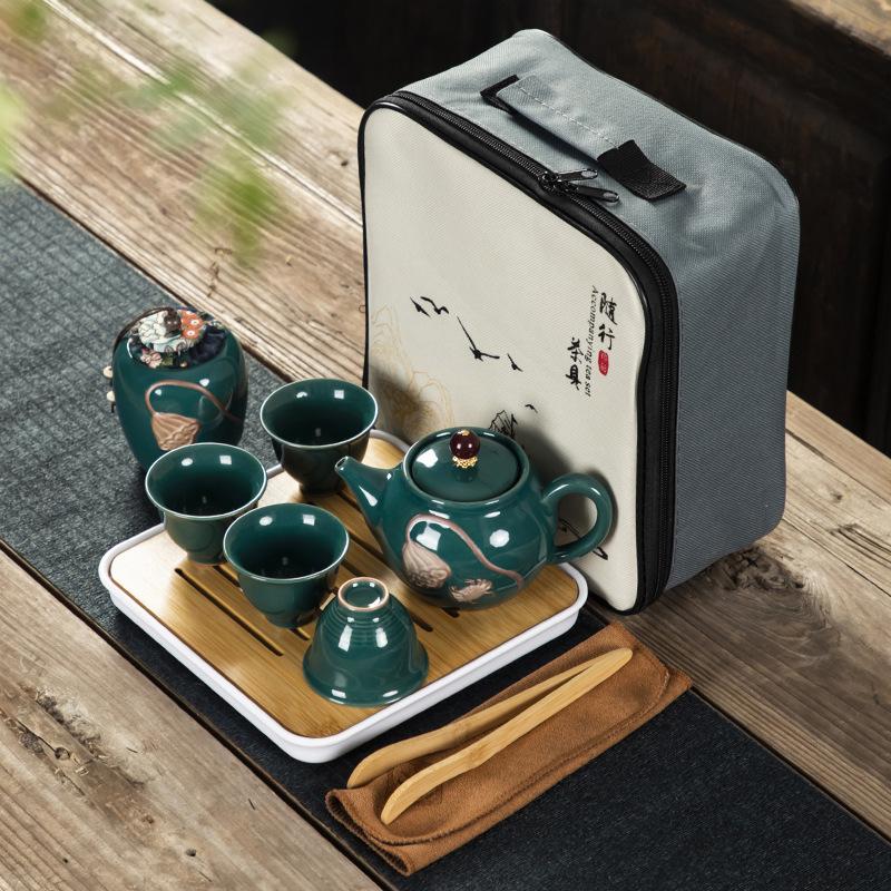 Firemní dárkový tisk kreativní cestovní čajová souprava keramická souprava praktické otevření společnosti levné dárky pro zákazníky