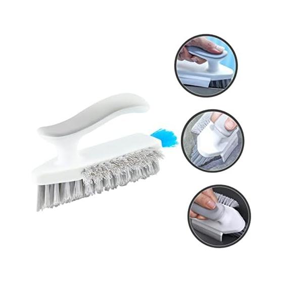Gap Brush and Floor Gap Cleaner Tool Set, Compact Design, Durable Bristles, For Cleaning Window Tracks and Shower Gutters, Household Gutter Cleaner