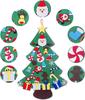 Diy Felt Christmas Tree Christmas Decoration For Home Navidad New Year Christmas Ornaments Santa Christmas Children's Gift 1PC