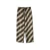 LESS 2O7E12830 Silk Straight-Leg Casual Pants