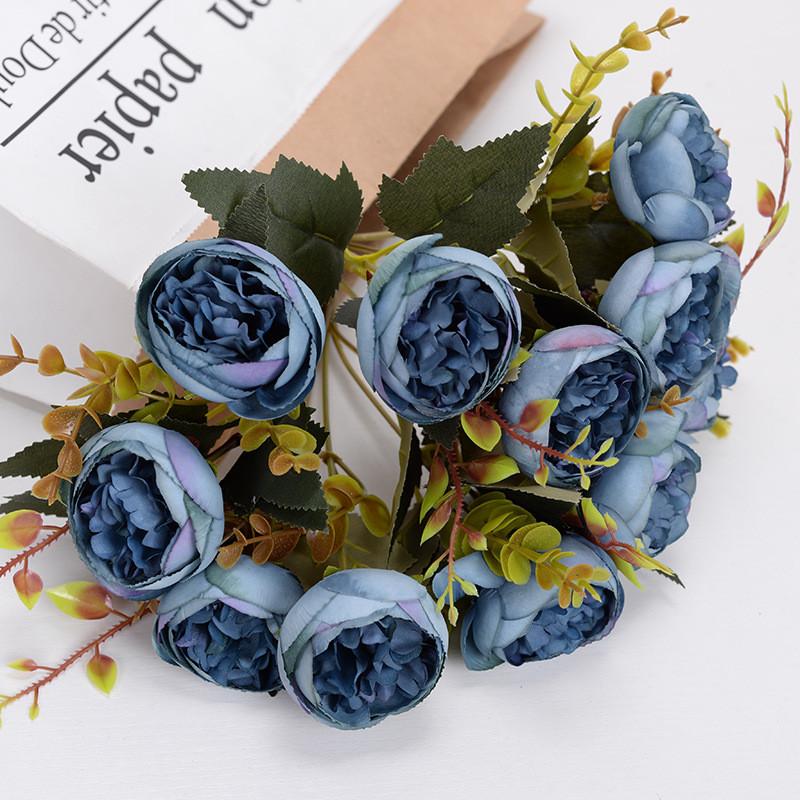 Simulation Golden Peony For Indoor Home Party Decoration Core Pack Flower Peony