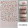 Nail Art Stickers, Valentine'S Day French Thorn Line Patches, Love Thin And Tough Nail Stickers
