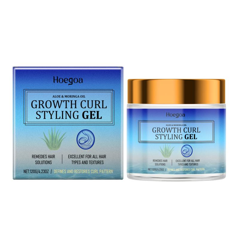 Hoegoa Curl Styling Gel Moisturizing Holds Curls Creates Volumizing Natural Refreshing Hair Care Gel