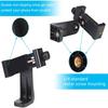Adjustable Smartphone Tripod Mount Holder Clip for Selfies and Monopods Universal Phone Clamp Accessory