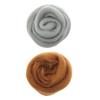 2 Pieces 10g Roving Felting Wool for DIY Craft