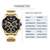 CURREN Sports Chronograph Watch for Man Quartz Movement Large Dial with Auto Date Casual Stainless Steel Band Wristwatch 8361