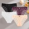4Pcs Women Lingerie Sexy Lace Panties Soft Fashion Panties Hollow Out Underwears Pantys Underpant Lingerie Lace Intimates S-XL