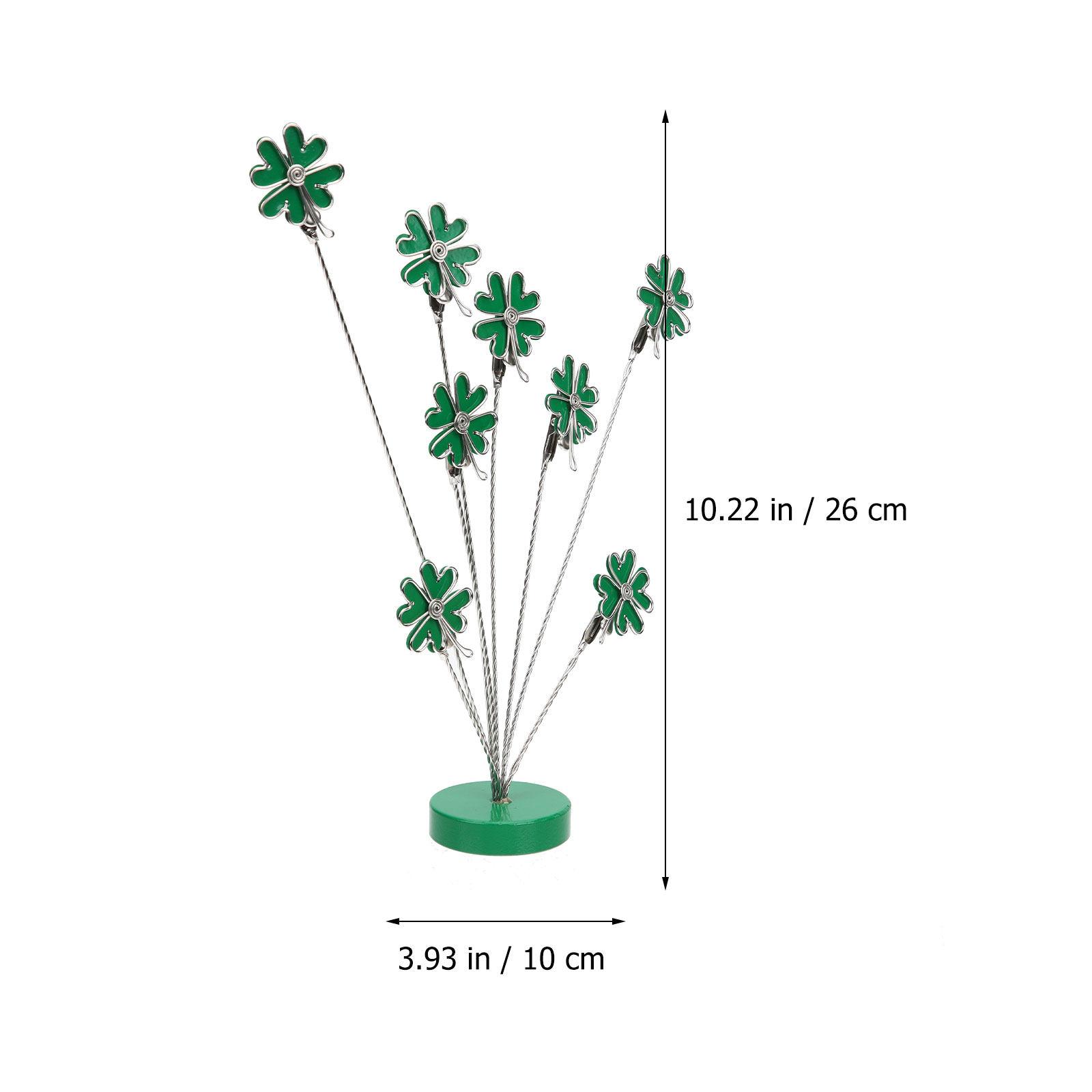 

Clover 8-Branch Picture Clip Stand Multi-Function Photo Holder Memo Clamp Card Display Desktop Home Decoration