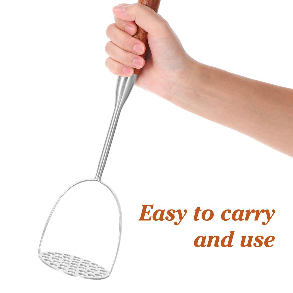 Stainless Steel Potato Masher Manual Potato Crusher Hand Pressing Tool Mashed Potatoes Vegetable Kitchen Gadgets Fruit Presser