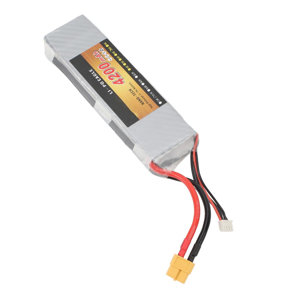 3S Lipo Battery 55C 4200mAh 11.1V Lipo Battery With XT60 Plug for 1/10 RC Car RC Airplane Helicopter Quadcopter