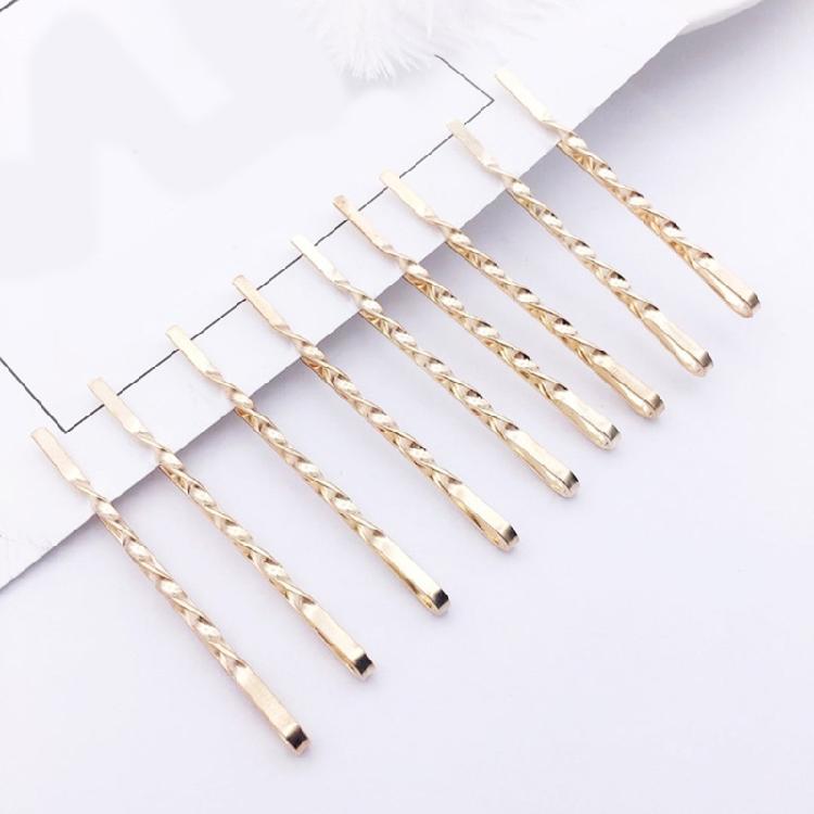 Einzigartige Glitzernde Goldene Haarnadel Kleine Haarspange Haarklammern Haarspangen Haarschmuck Haarschmuck